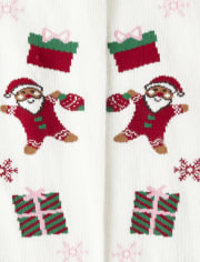 Girls Holiday Gift Tights - Nutcracker