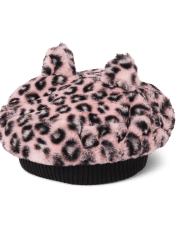 Girls Leopard Cat Beret - Ladies And Gentlemen