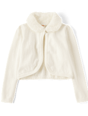 Girls Faux Fur Shrug - All Dressed Up