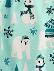 Girls Polar Bear Leggings - Nordic Adventure