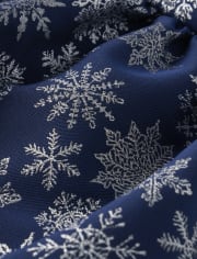 Robe ajustée et évasée flocon de neige pour filles - Silent Night