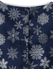 Robe ajustée et évasée flocon de neige pour filles - Silent Night