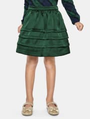 Girls Pintuck Skirt - Nutcracker