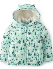 Chaqueta Acolchada Niña Oso Polar - Nordic Adventure