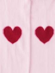 Girls Heart Tights - Valentine Cutie