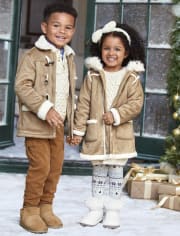 Girls Sherpa-Lined Jacket