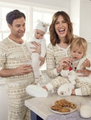 Unisex Matching Family Polar Bear Snug Fit Thermal Pajamas - Mandy Moore for Gymboree