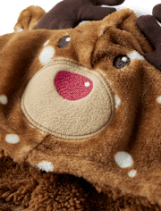 Kids Reindeer One-Piece Pajamas - Gymmies