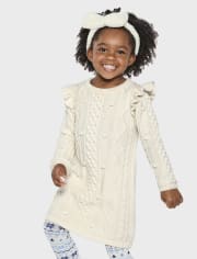 Girls Matching Family Cable Knit Sweater Dress - Mandy Moore for Gymboree