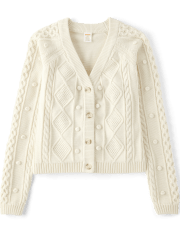 Womens Matching Family Cable Knit Sweater Cardigan - Mandy Moore for Gymboree