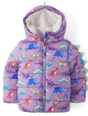 Chaqueta acolchada Dino para niña - Dino Friends