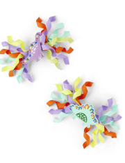 Girls Dino Curly Hair Clip 2-Pack - Dino Friends