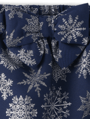 Girls Snowflake Skirt - Silent Night