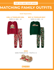 Boys Gingerbread Snug Fit Cotton Pajamas - Gymmies