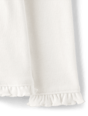 Girls Embroidered Ballerina Cat Ruffle Top - Nutcracker