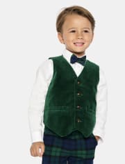 Boys Velvet Vest - Nutcracker