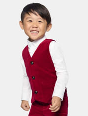 Boys Velvet Vest - All Dressed Up