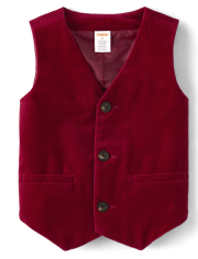 Boys Velvet Vest - All Dressed Up