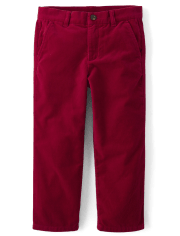 Boys Velvet Dress Pants - All Dressed Up