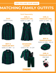 Chemise boutonnée à carreaux Papa et moi pour garçons - Casse-Noisette