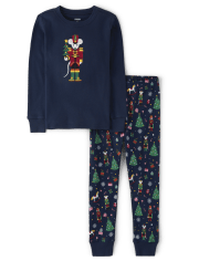 Boys Nutcracker Mouse Snug Fit Cotton Pajamas - Gymmies