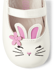 Baby Girls Bunny Ballet Flats - Spring Celebrations
