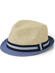 Boys Colorblock Fedora - Spring Celebrations