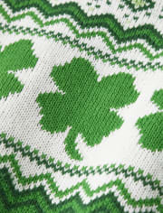 Suéter Fairisle de trébol para niños - Little Leprechaun