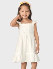 Robe flottante à œillets pour filles - Prairie Fields