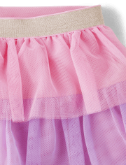 Girls Colorblock Tiered Tutu Skirt - Birthday Boutique