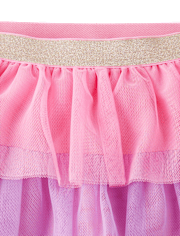 Girls Colorblock Tiered Tutu Skirt - Birthday Boutique