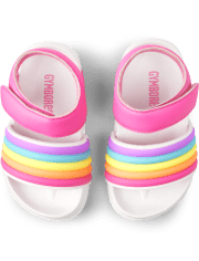 Chanclas arcoiris para niñas - Splish-Splash