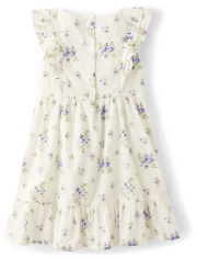 Girls Floral Tiered Dress - Homegrown by Gymboree
