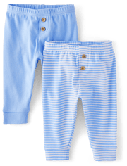 Baby Boys Striped Pants 2-Pack - Homegrown by Gymboree