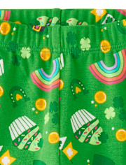 Leggings Fille Shamrock - Collection Petit Leprechaun