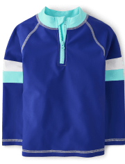 Rashguard a rayas con cremallera para niños - Splish-Splash