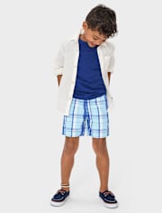 Camisa con botones papá y yo para niños - Lino