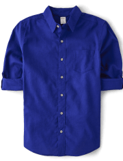 Mens Dad And Me Button Up Shirt - Linen