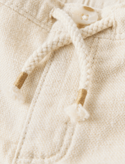 Shorts sin cordones para niños - Lino