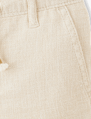 Shorts sin cordones para niños - Lino