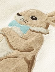 Boys Embroidered Bunny Sweater - Signs of Spring