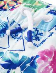 Boys Tropical Swim Trunks - Splish-Splash