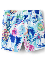 Boys Tropical Swim Trunks - Splish-Splash