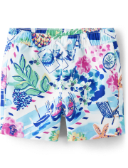 Boys Tropical Swim Trunks - Splish-Splash