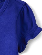 Haut arrosoir lapin brodé pour filles - Blue Belle