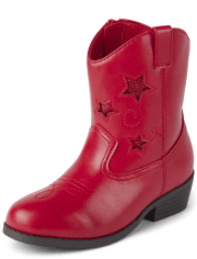Girls Star Cowgirl Boots - American Cutie