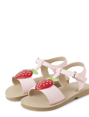 Girls Strawberry Sandals - Strawberry Sweetie