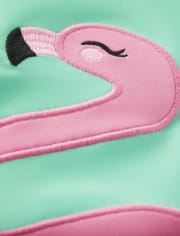 Traje de baño de una pieza para niña Flamingo - Splish-Splash