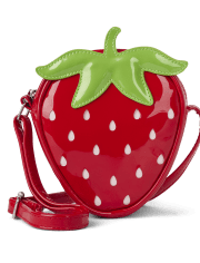 Girls Strawberry Crossbody Bag Strawberry Sweetie RED Gymboree CA