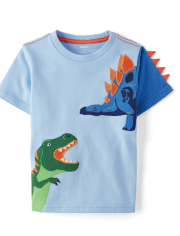Top con dinosaurio bordado para niño - Little Essentials